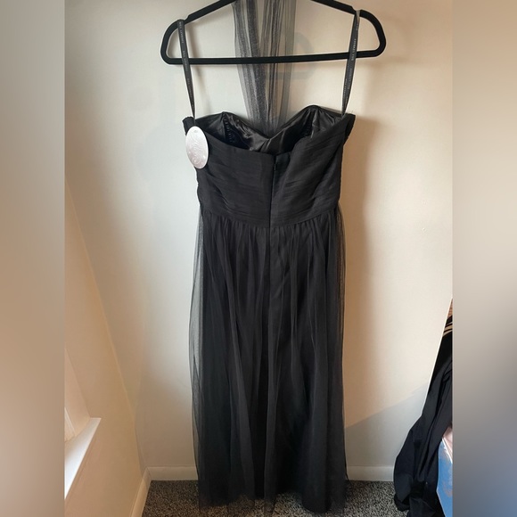 Bill Levkoff NWT Mesh Tool Halter Black Ball Gown Women’s 12 - Picture 4 of 7